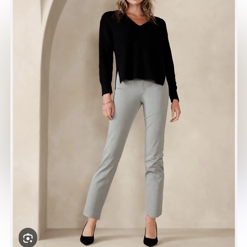 Banana Republic Sloan mid rise slim fit  Light Gray pants